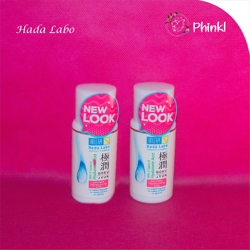 `ღ´ PHINKL `ღ´ Hada Labo Gokujyun Moisturizer milk 100 ml moist melembabkan wajah