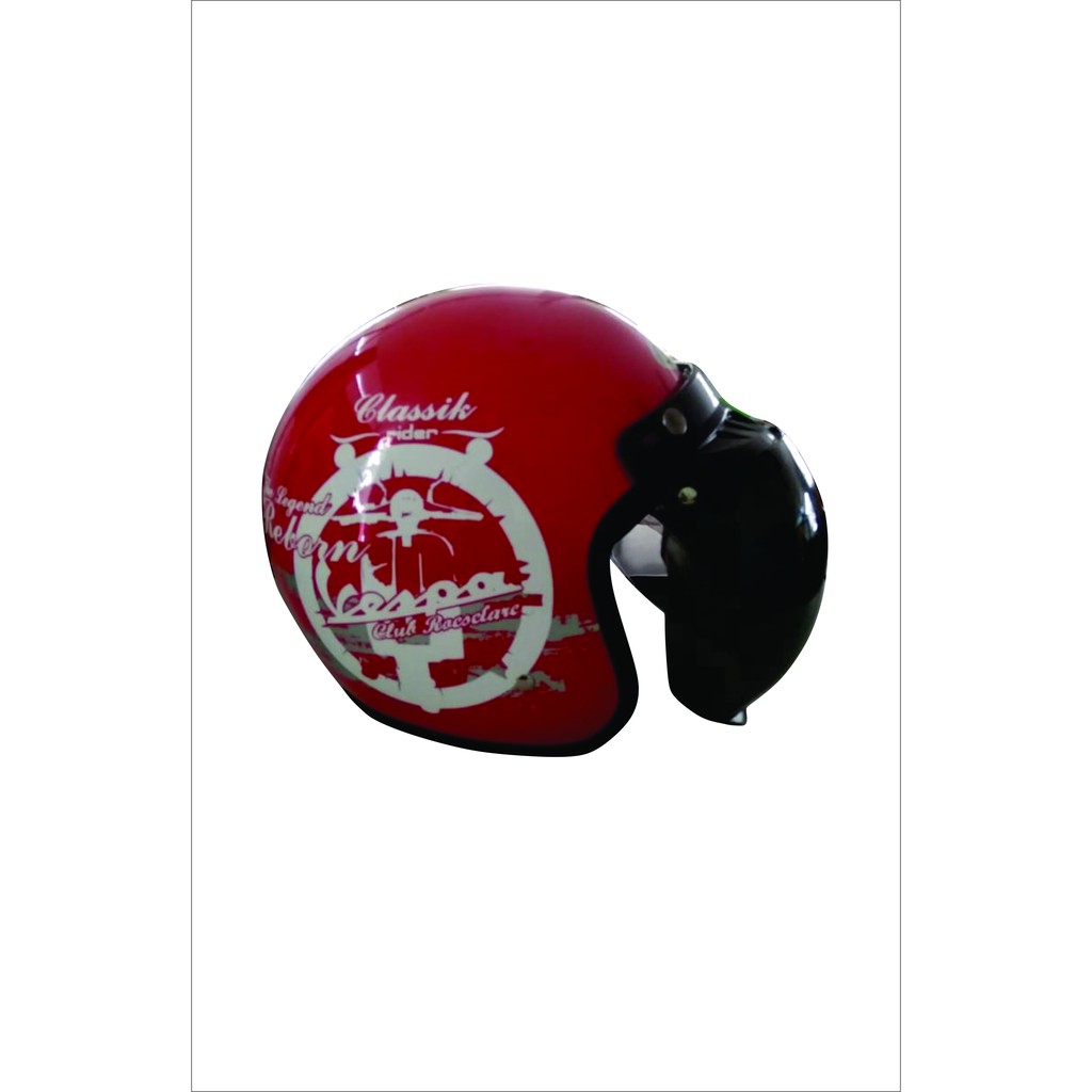 Helm Bogo GTR Vespa Red