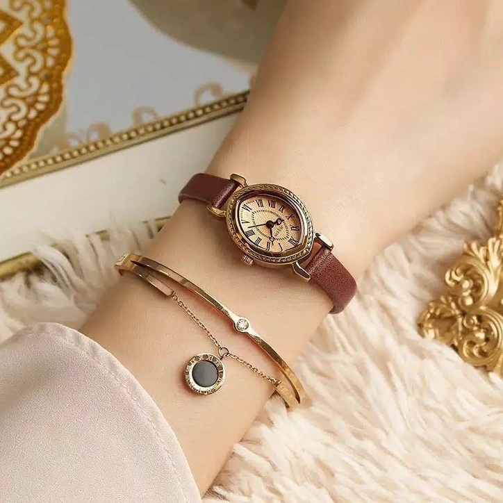 Jam Tangan Julius bentuk Oval Waterproof JA-567-1