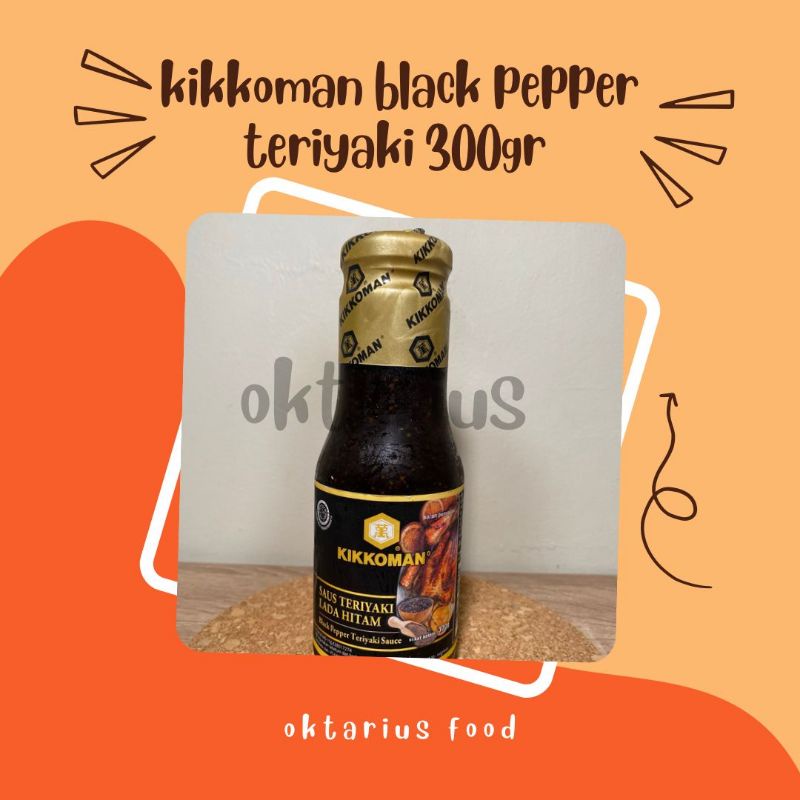 

Kikkoman Blackpepper Teriyaki 300gr