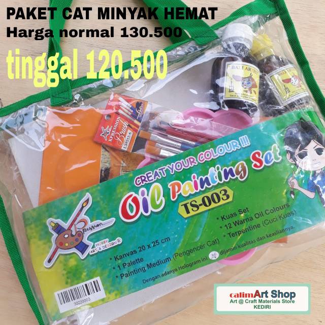 PAKET HEMAT &amp; LENGKAP CAT MINYAK