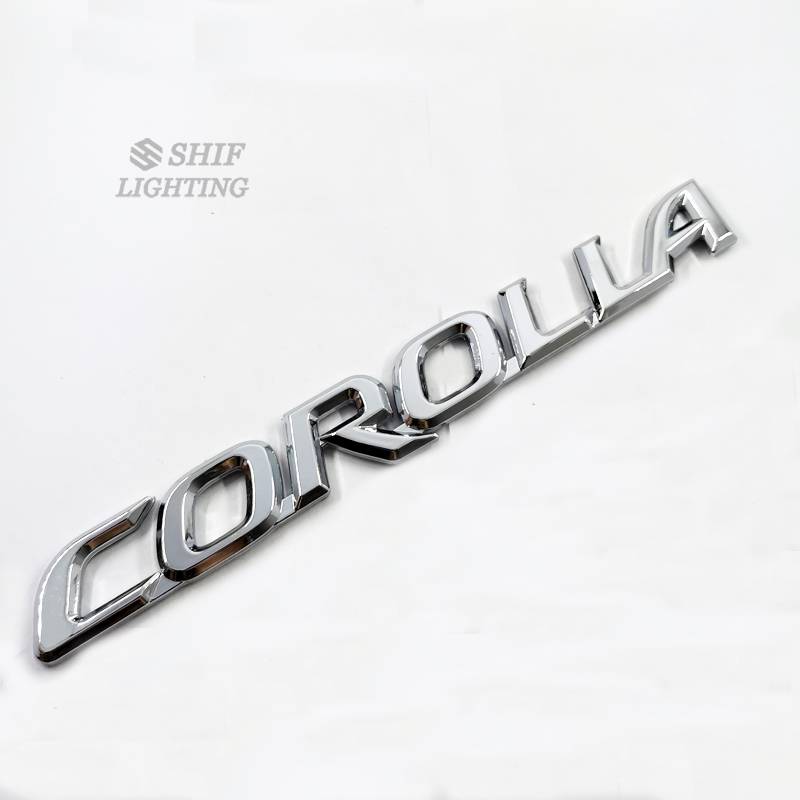 1pc Stiker Emblem Logo Corolla Besar Bahan Abs Untuk Dekorasi Mobil Toyota