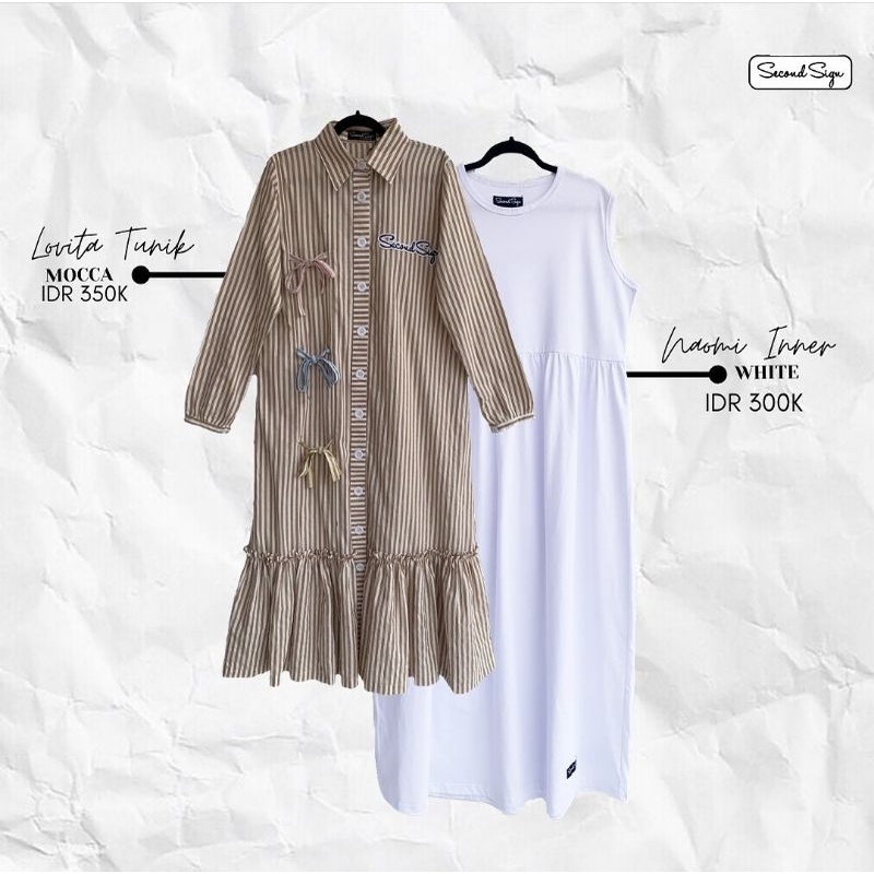 Lovita Tunik Mocca Second Sign Original
