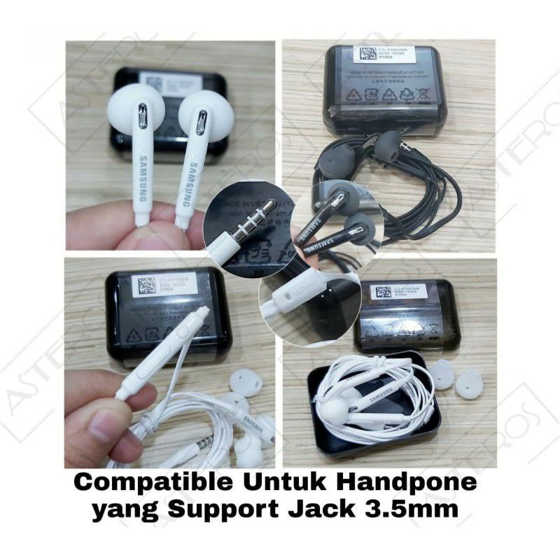 [New] Headset Samsung Original 100% super bass Support Semua Hp jack 3.5mm