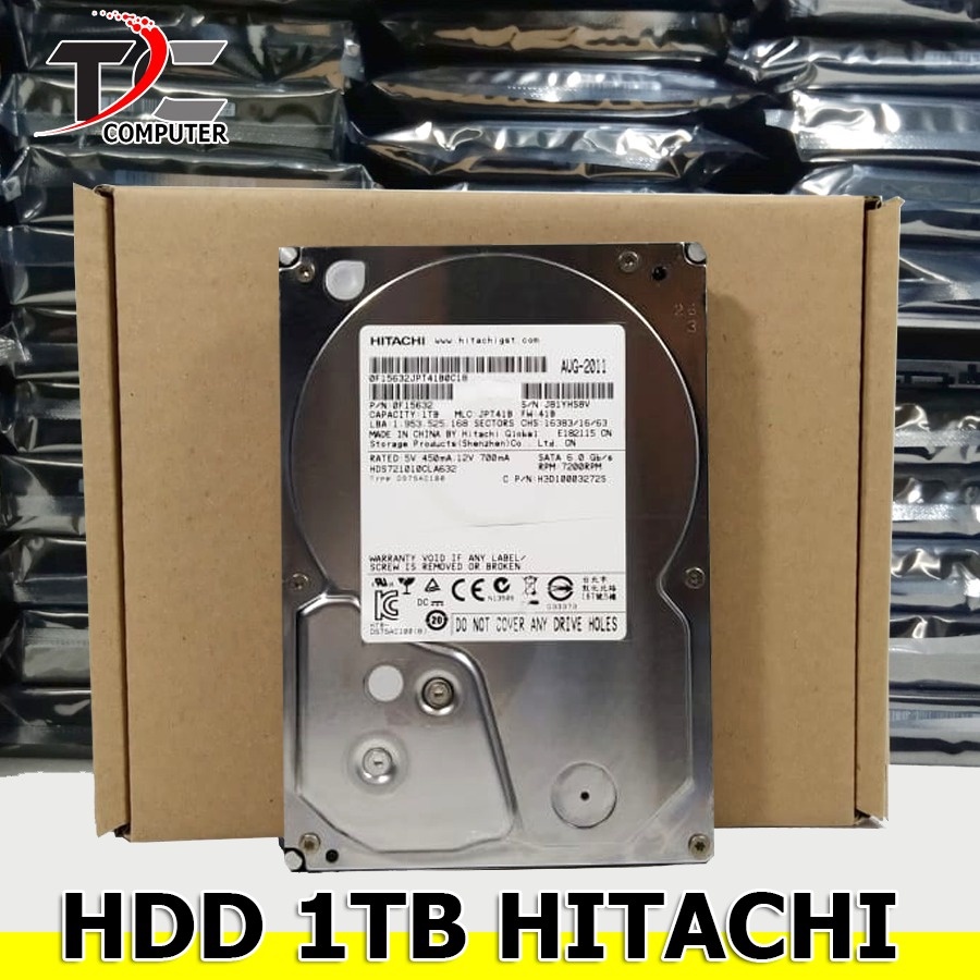 HARDISK HDD HARDDISK PC 1TB merk HITACHI