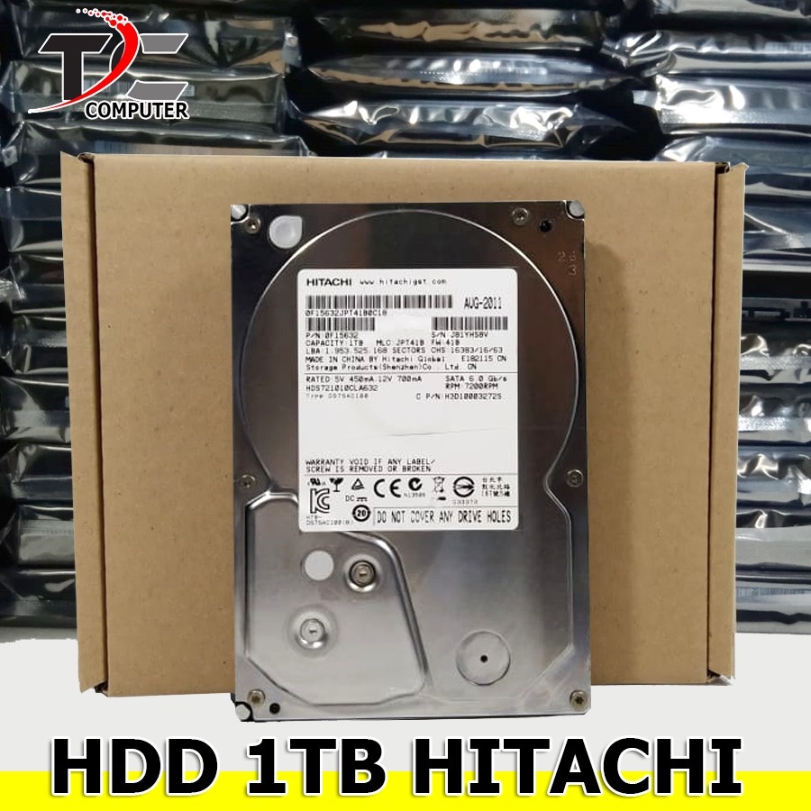 HDD HARDISK PC 1TB 3,5&quot; SATA  merk HITACHI