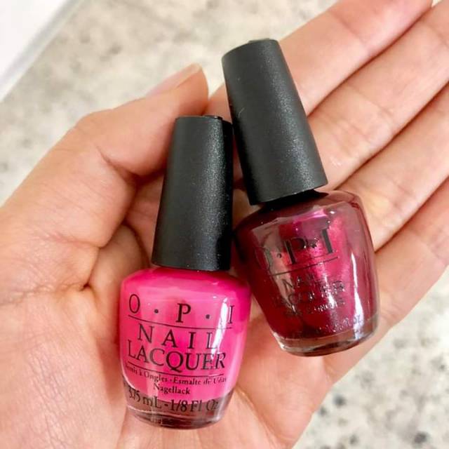 Kutek OPI Mini Original Import USA Non Gel Halal Murah Nail Polish - Mini Size 3,75 mL