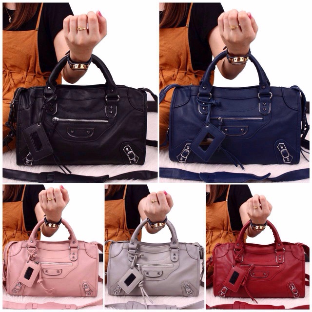Balenciaga city edge silverhware jumbo