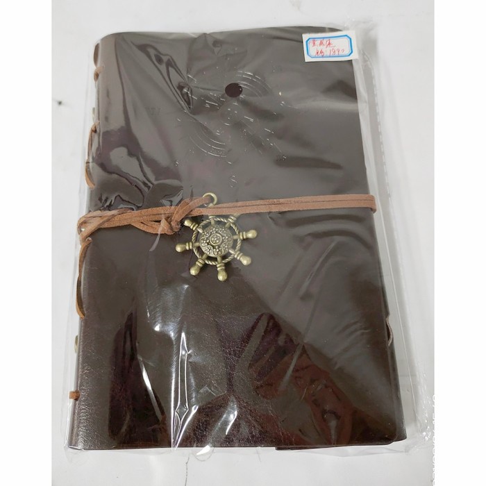 

[RESTOCK] BUKU DIARY AGENDA CATATAN BINDER KULIT TEMA RETRO VINTAGE PIRATE BROWN - DARK BROWN