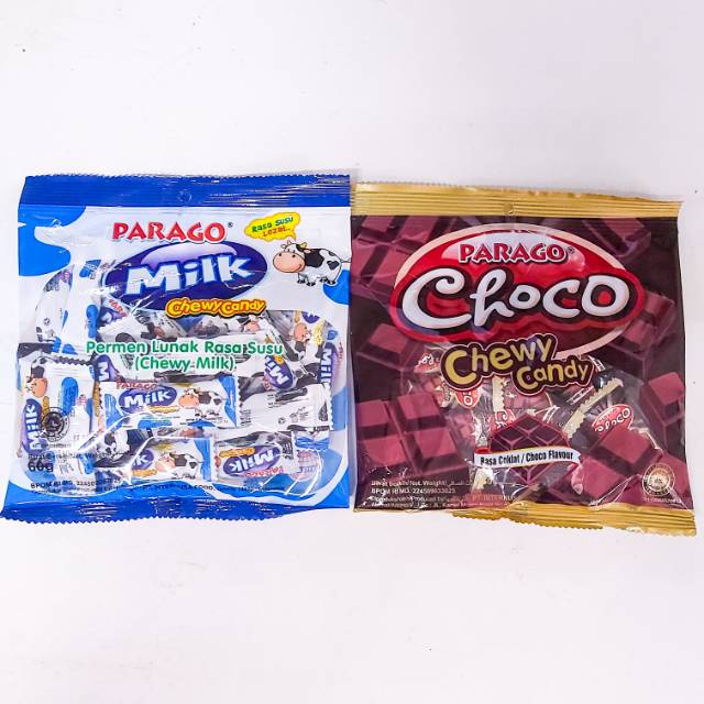Parago Milk &amp; choco chewy candy