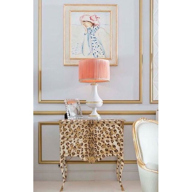 Gold decor dinding emas moulding panel pink bingkai emas frame gold