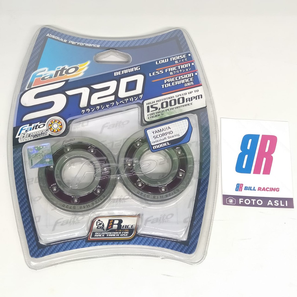 BEARING KRUK AS FAITO SCORPIO S720 GL PRO LAHAR RACING