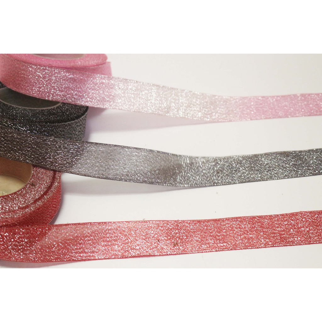 

Pita Fancy Gliter, ukuran 1 inchi/2,5cm Dijual per meter