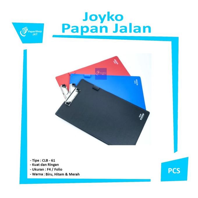 

Diskon Papan Jalan / Clip Board / Clipboard Alas Tulis Joyko CLB-61 Diskon