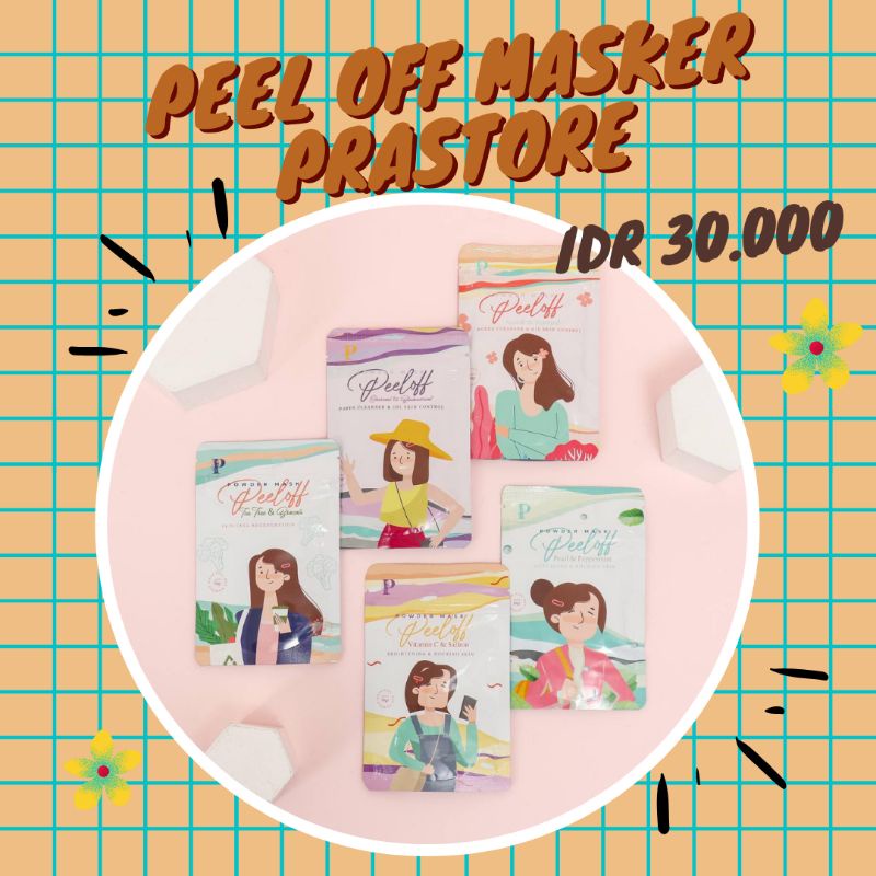 PEEL OFF MASK PRASTORE II MASKER WAJAH