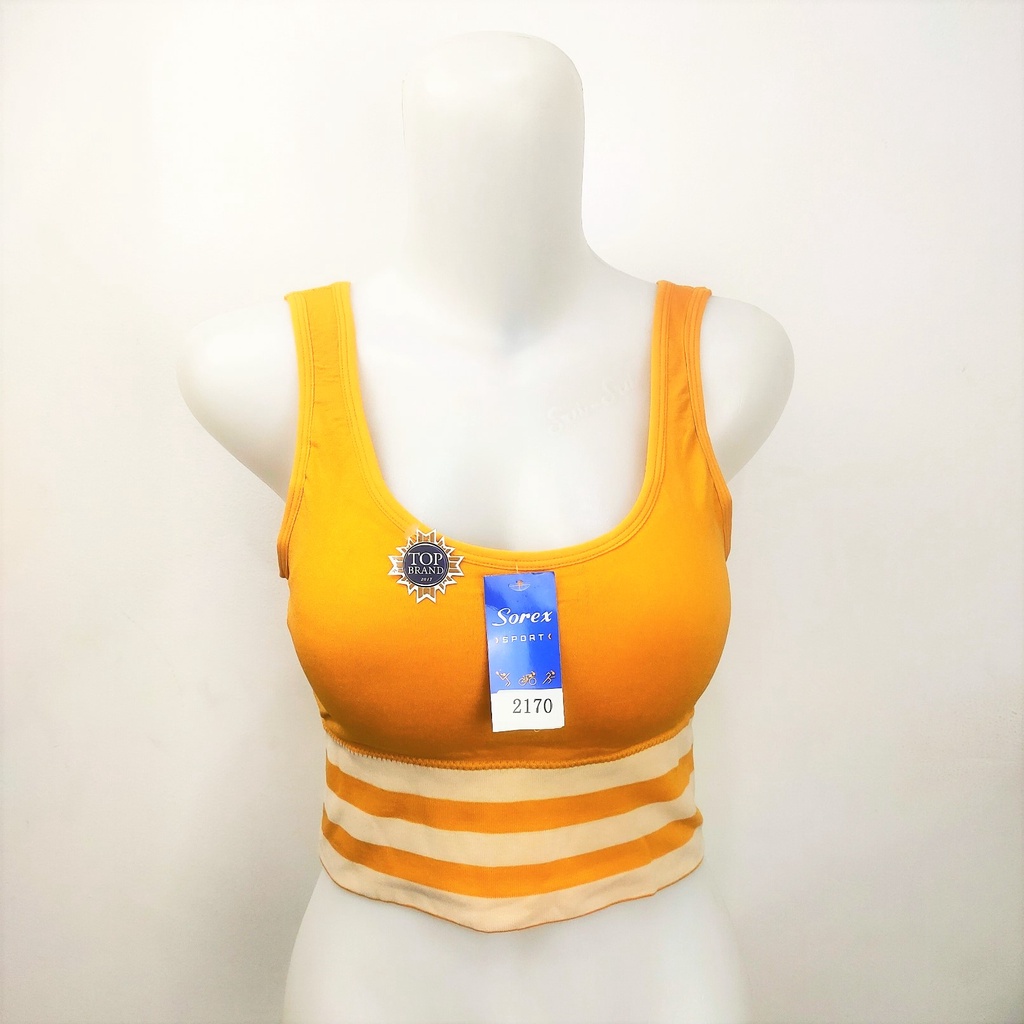 Sorex 2170 Sport Bra dengan Busa Tipis Berbahan Nylon dengan ukuran Freesize