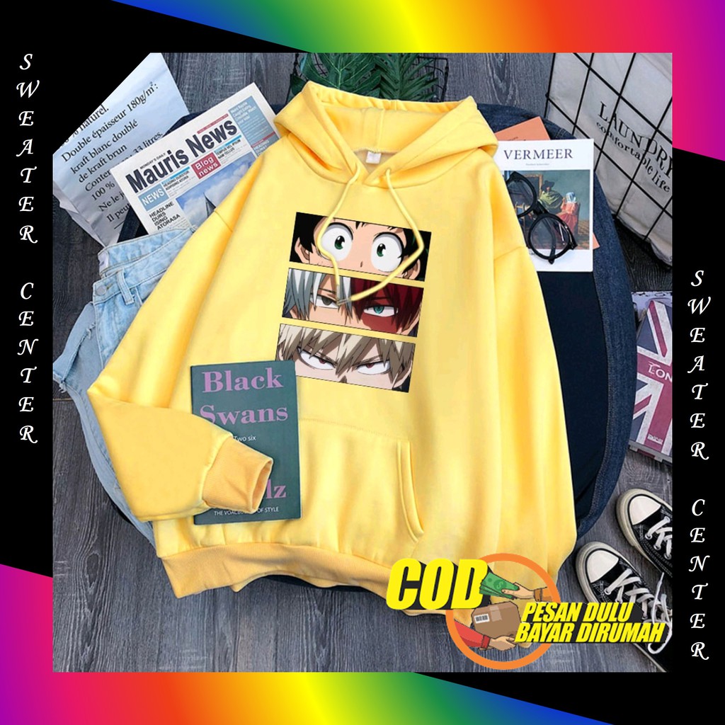 Sweater Hoodie Anime Pria Sweeter Hoody Animasi Sweter Hodie Kartun Sweather Laki Laki Switter Cowok