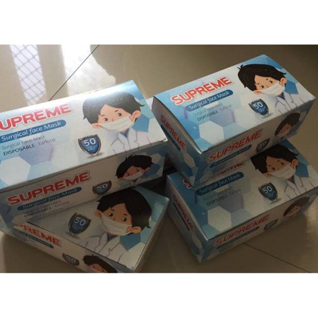 Masker Medis Supreme 3 ply isi 50pcs