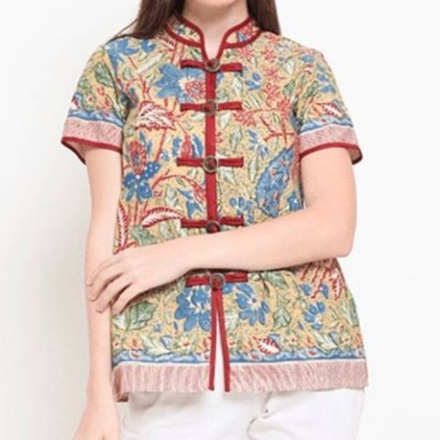 BAJU IMLEK BATIK IMLEK MOTIF 3 NEGERI batik imlek wanita BAJU IMLEK BATIK IMLEK MOTIF 3 NEGERI batik imlek wanita