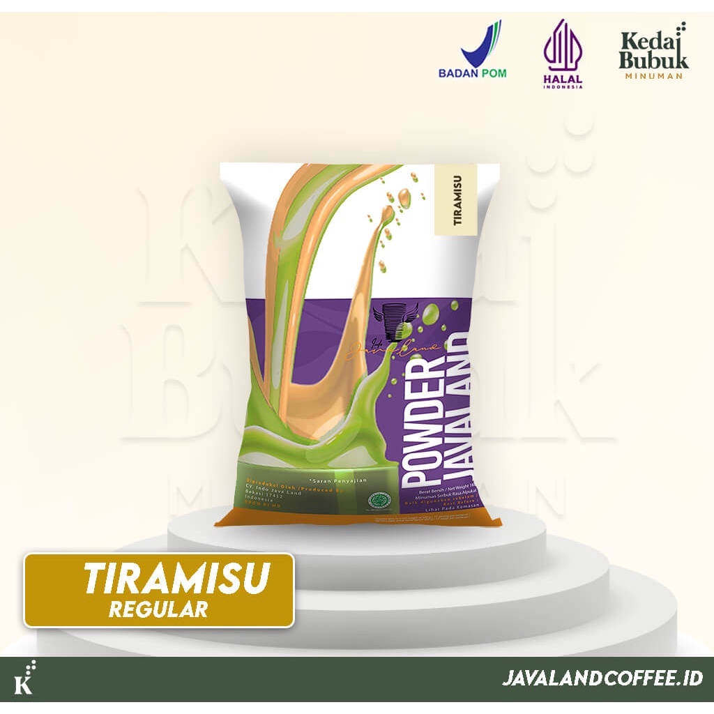 

Javaland Bubuk Minuman Rasa Tiramisu 1Kg - Regular Plain | Bubble Powder Drink Boba