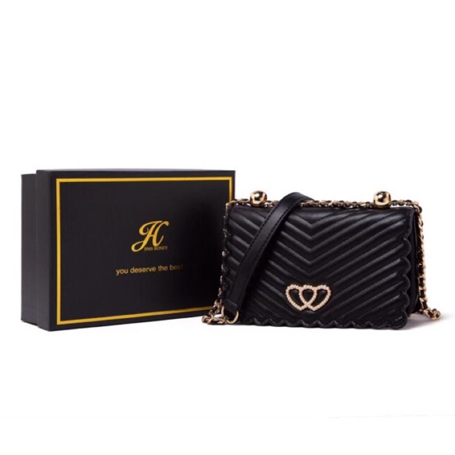 Tas Selempang Jh Caitlin Bag Jims Honey Original - Tas Wanita Fashion Sling Bag Mini Free Box Jimsho