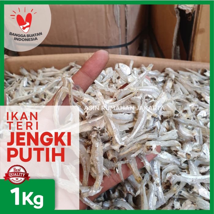

PROMO Ikan Teri Jengki Putih 1Kg / Ikan Teri SUPER