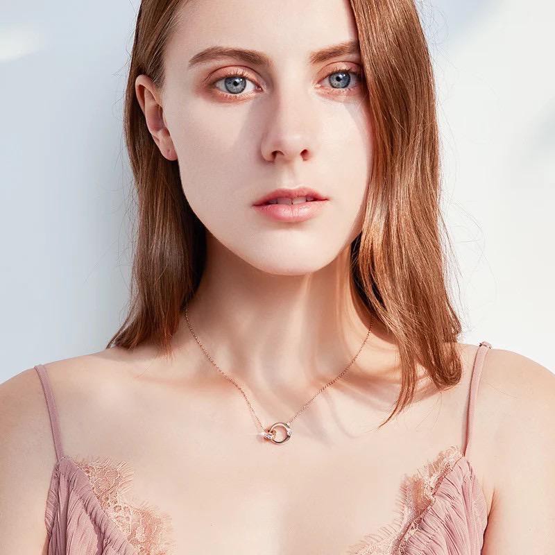 [New] Kalung fashion aksesoris titanium mini korea hadiah wanita cewek 316L anti karat KK087