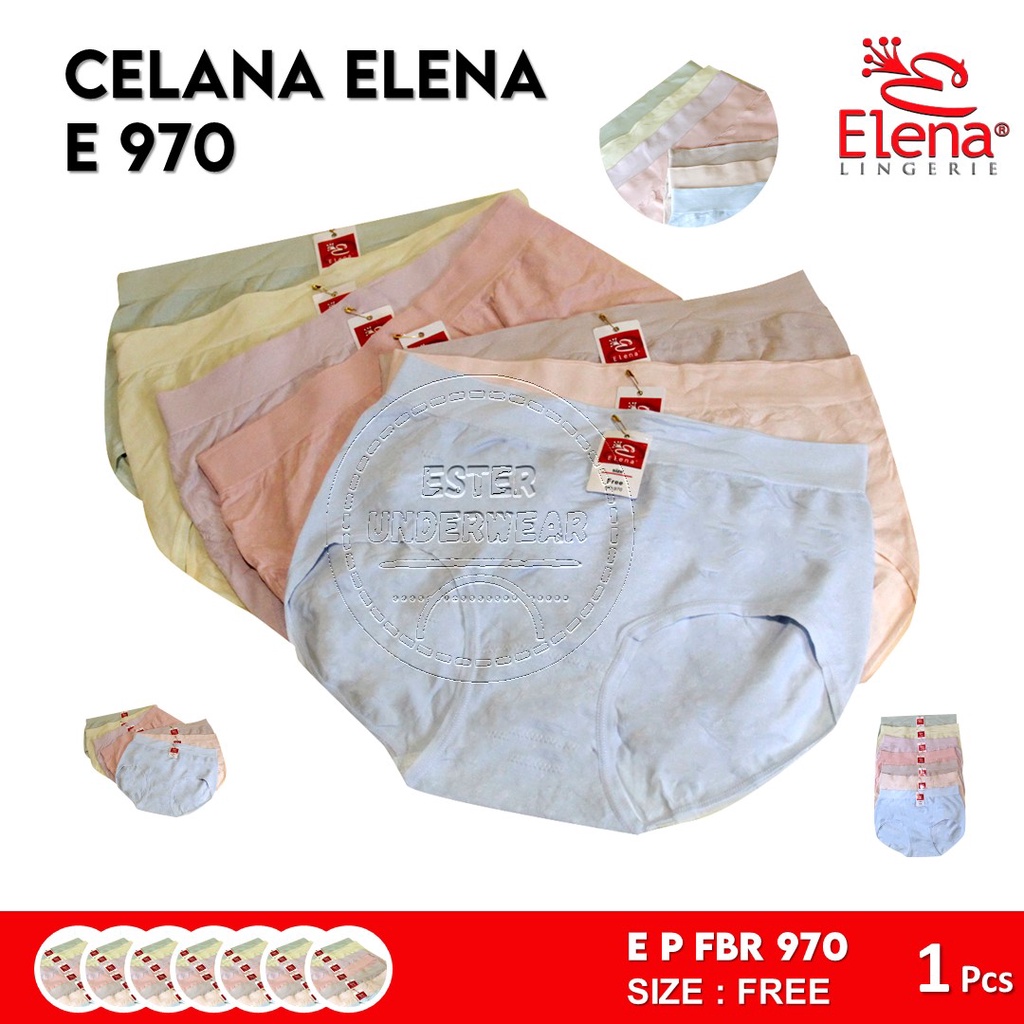 Celana Dalam Wanita ELENA E 970F isi 1Pcs