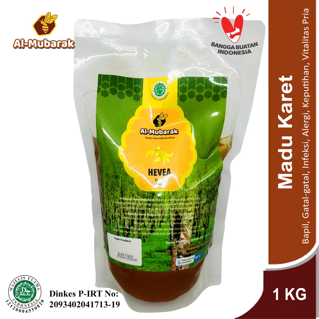 

MADU KARET AL-MUBARAK 1KG REFILL Madu Murni 100% Madu Asli
