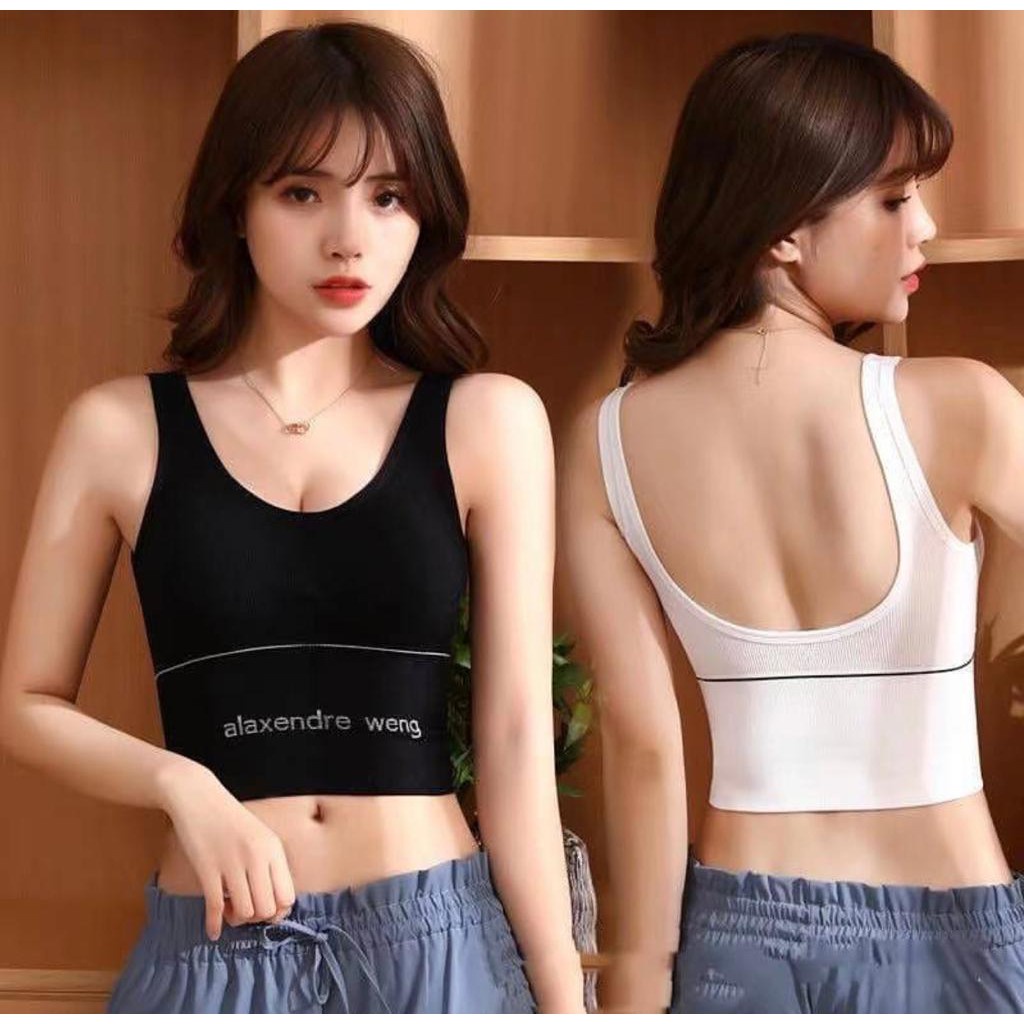 RX Fashion tank top sport bra import fashion tanpa kawat BH model singlet fashion kode: 111