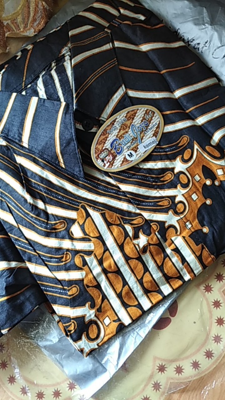 Bswart Batik Hrb026 Kenongo Hem Pendek Padi Pekalongan M L Xl Batik Pria Murah Modern Grosir