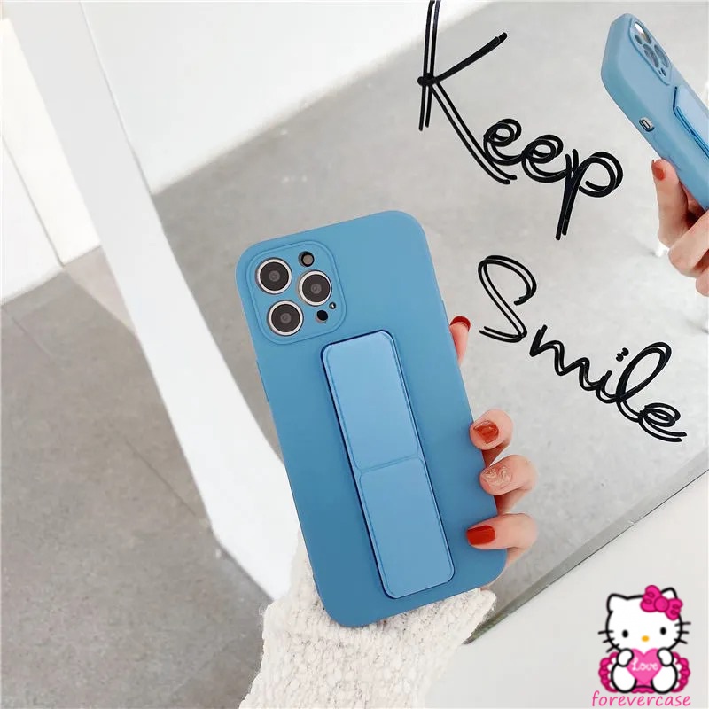Samsung A03S A12 A11 M11 A20S A10S A52 A52S A72 M12 A32 A50S A71 A70 A30S A50 Plain Soft Tpu Magnetic Bracket Case Simple Holder Popsocket Pure Color Silicon Cover