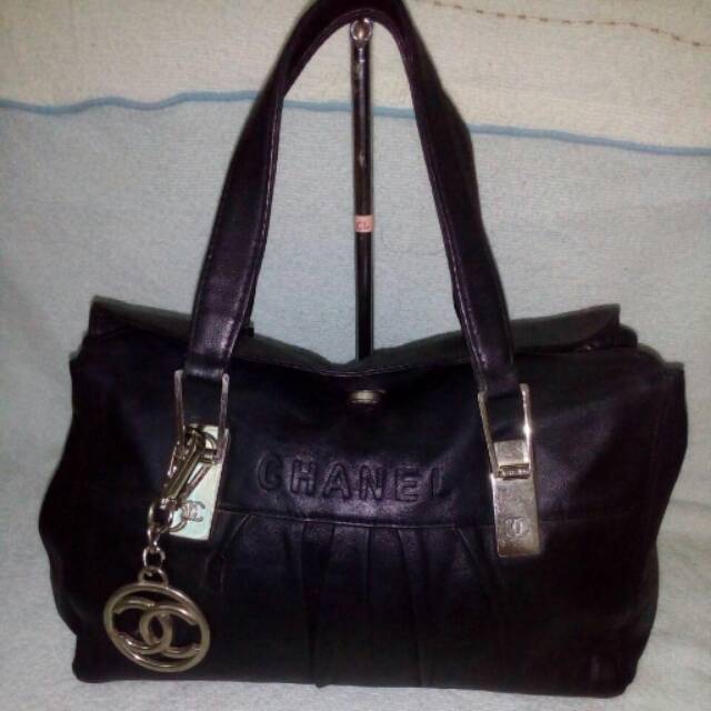 Tas chanel ori leather preloved second murah