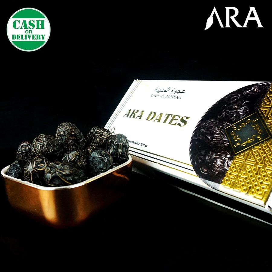 KURMA AJWA ARA DATES 500 GRAM PREMIUM KEMTAN