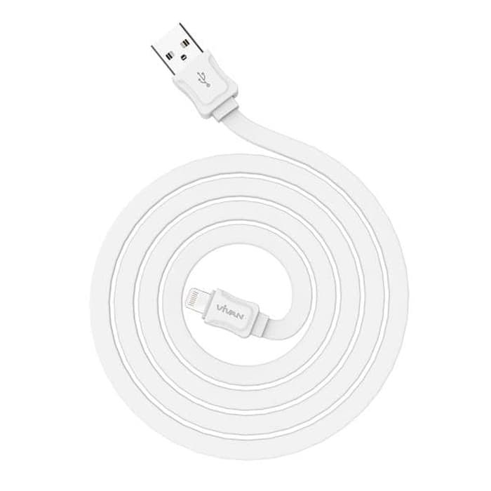 Kabel Data VIVAN CL100 Plastic Pouch 1M - Kabel Data iPhone 5/5S/6/6S