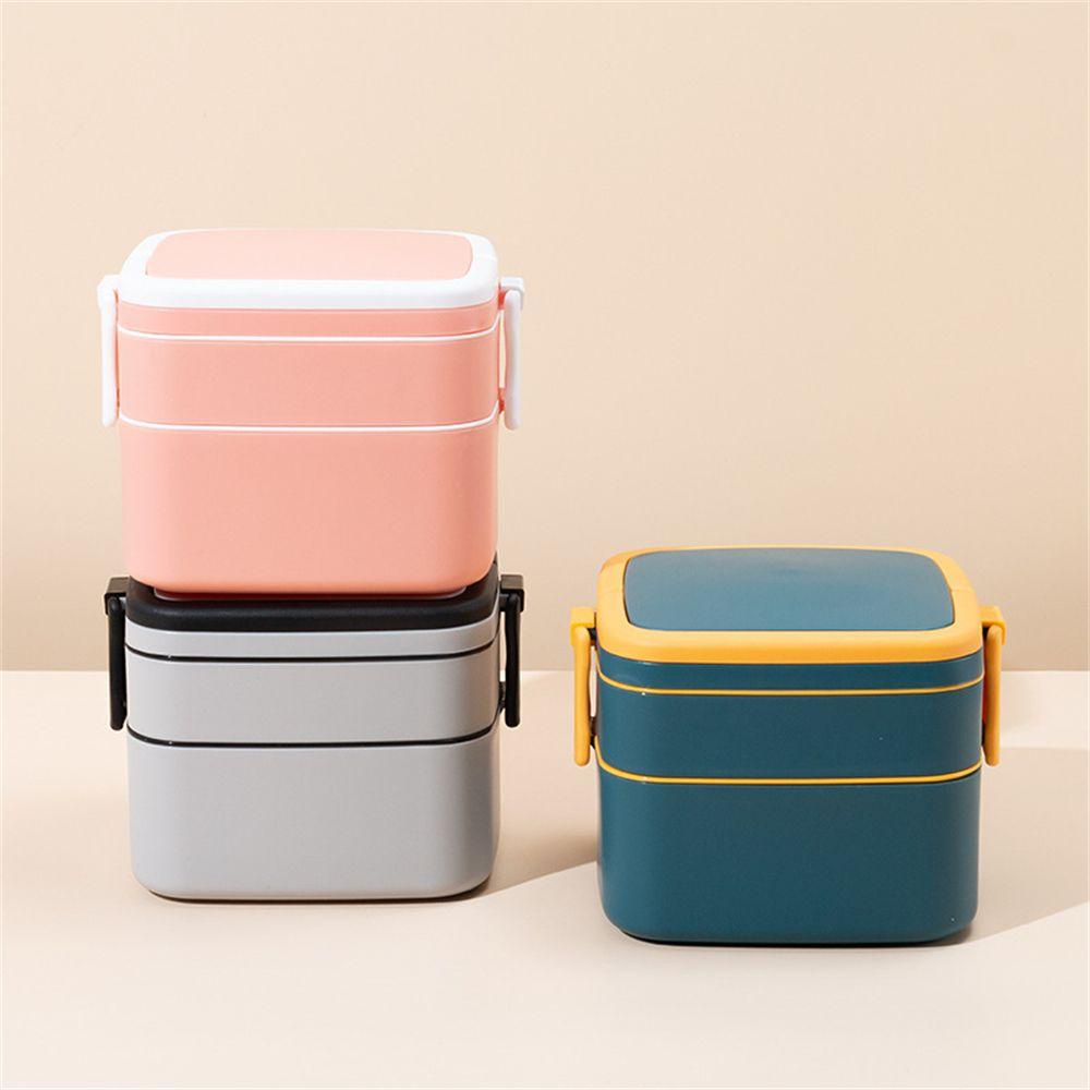 Solighter Lunch Box Anti Bocor Ringan Thermal Insulated Box Tahan Lama 2lapis