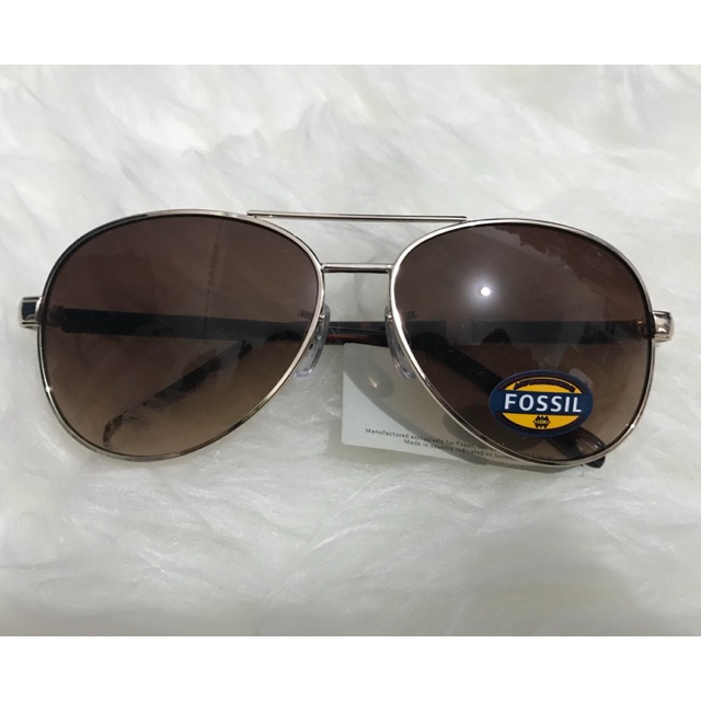 Fossil Sunnies Aviator frame silver