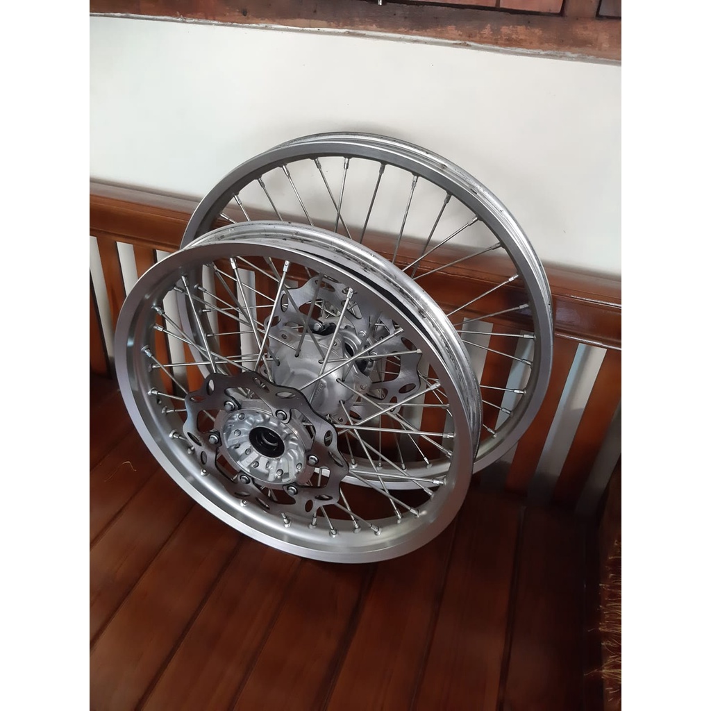 WHEELSET VELG SET ORI COPOTAN YAMAHA WR155 TANPA BAN VELK SET ORIGINAL YAMAHA WR155