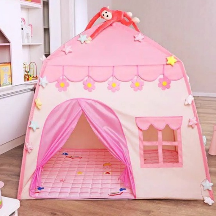 [COD] Tenda Anak Model Rumah ZP-2 Tenda Bermain Princess Castle Outdoor/Indoor