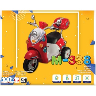 Motor Aki Mainan anak SCOOPY FLOPPY PMB M 338 MURAH