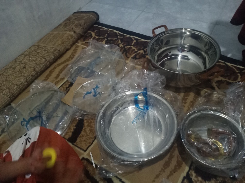 Q2 7206 Panci Set Stainless Steel 6 Pcs Set Q2-7206