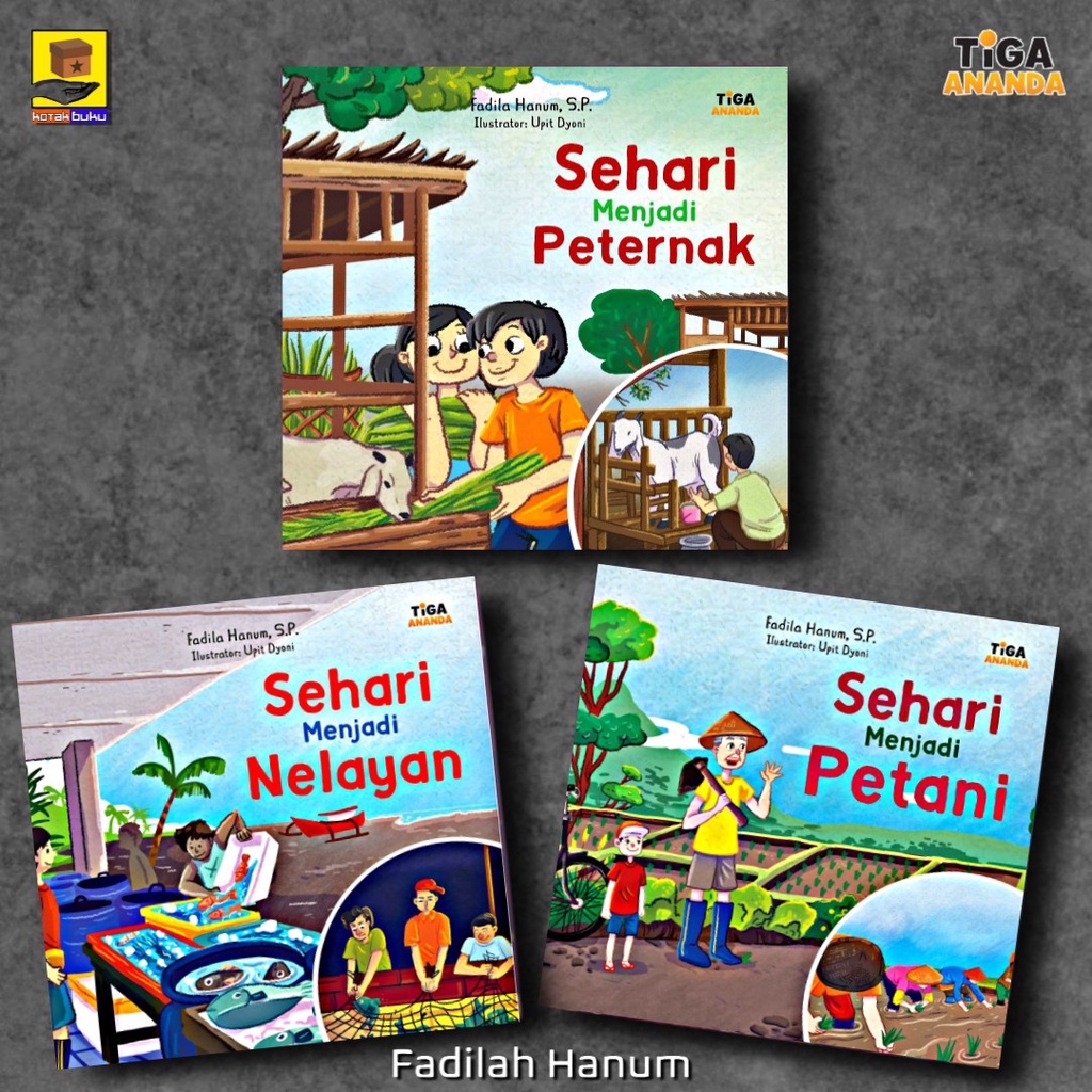 Buku Cerita Anak / Seri Sehari menjadi / Buku Anak / Cerita Anak / Buku Anak TK PAID