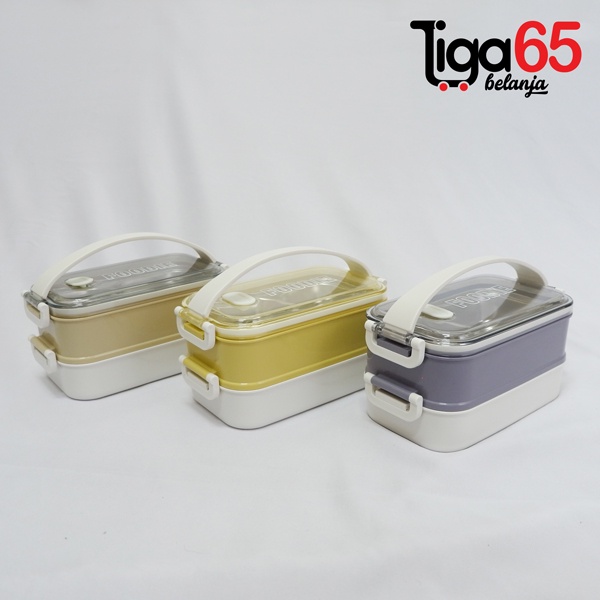 365 LUNCH BOX #40807 Kotak Makan / Tempat Makan Bento / Container / Bekal Sekolah Kerja