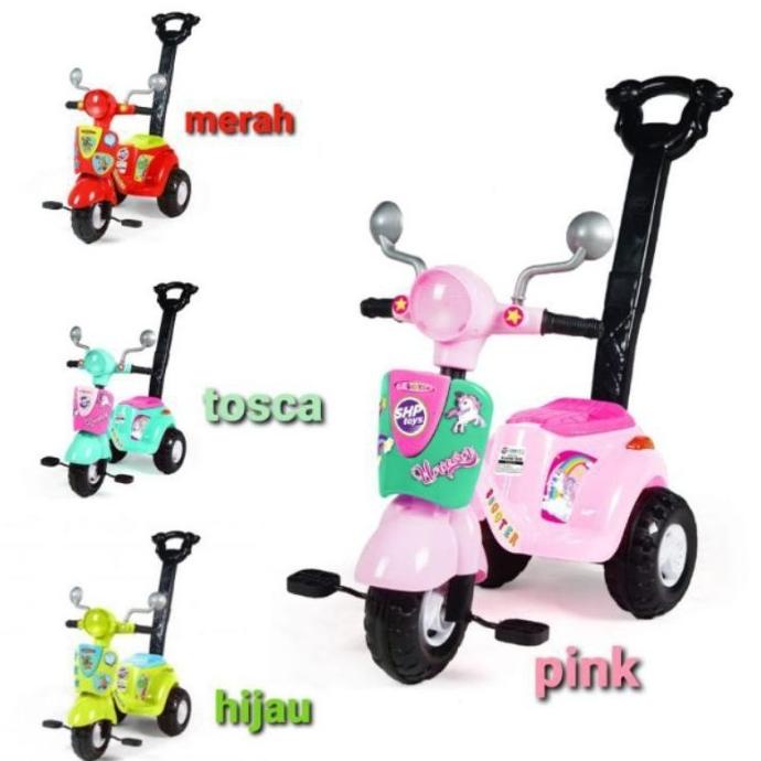 PROMO SEPEDA ANAK RODA TIGA SCOOTER SHP 609 UNICORN NON COD FDG54654E