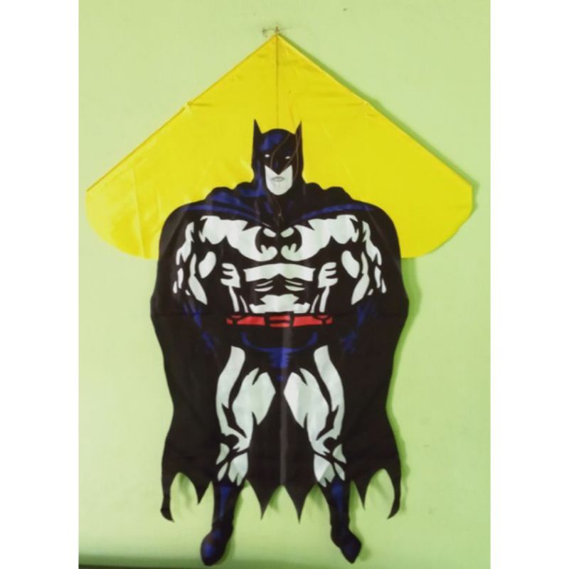 LAYANG LAYANG Gambar SUPERHERO BATMAN | Grosir Layangan Kain Lipat