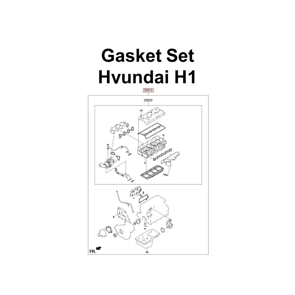 Packing Set H1 Diesel Gasket Set H1 Grand Starek A2 20901-4AJ00