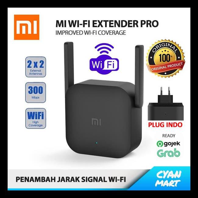 Penguat Sinyal Wifi Xiaomi Mi Wifi Range Extender Pro Booster Original