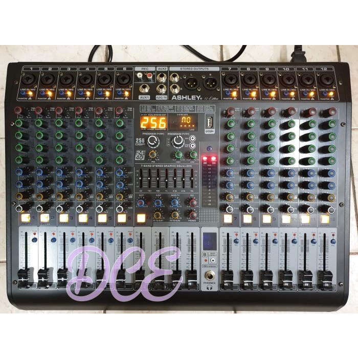 Mixer | Mixer Audio Ashley 12Edition 12 Edition 12 Chanel Usb Mp3 Bluetooth Berkualitas Terbaik