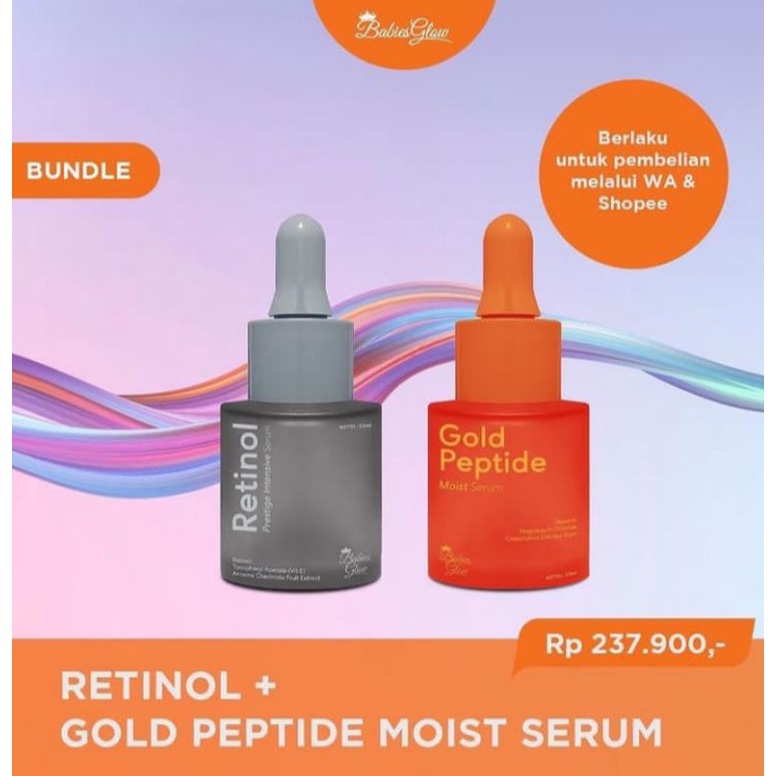 Babies glow Bundling Retinol + Gold Peptide Moist Serum