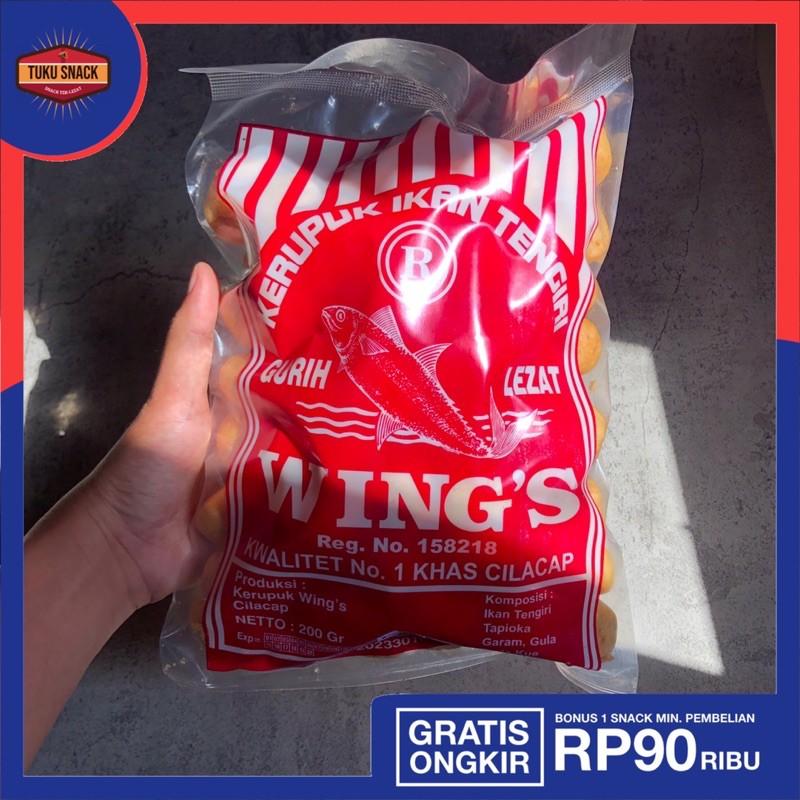 

Kerupuk Ikan Tenggiri Wings Krupuk Asli Cilacap Oleh Oleh Murah Snack Kekinian Makanan Ringan ko yg